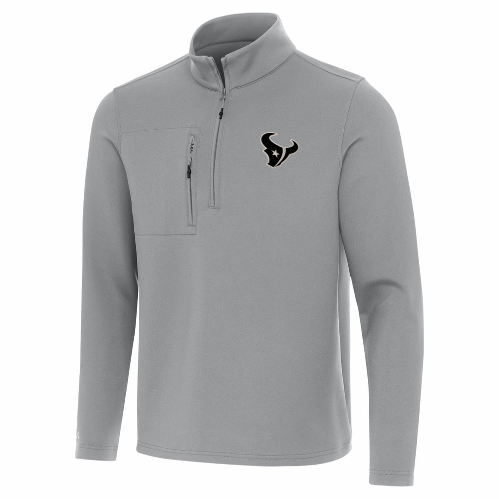 Houston Texans Antigua Insider Quarter-Zip Jacket Gray | NFL