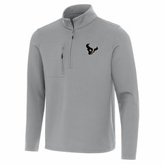 Houston Texans Antigua Insider Quarter-Zip Jacket Gray | NFL
