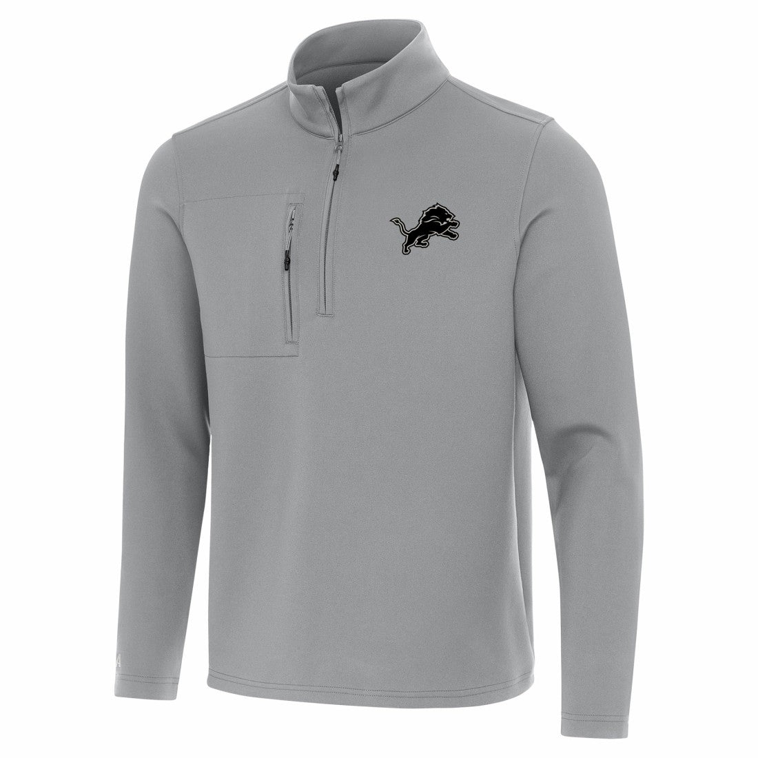 Detroit Lions Antigua Insider Quarter-Zip Jacket Gray | NFL