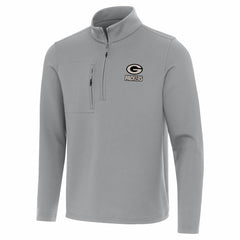 Green Bay Packers Antigua Insider Quarter-Zip Jacket Gray | NFL