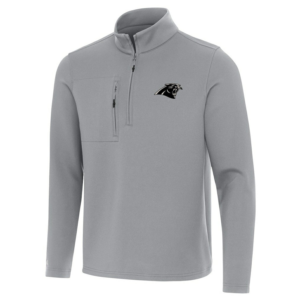 Carolina Panthers Antigua Insider Quarter-Zip Jacket Gray | NFL