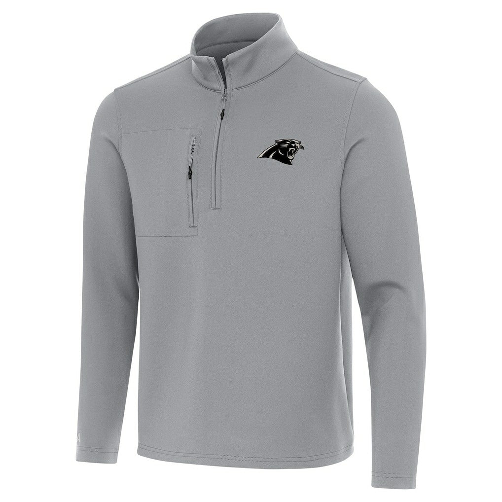 Carolina Panthers Antigua Insider Quarter-Zip Jacket Gray | NFL