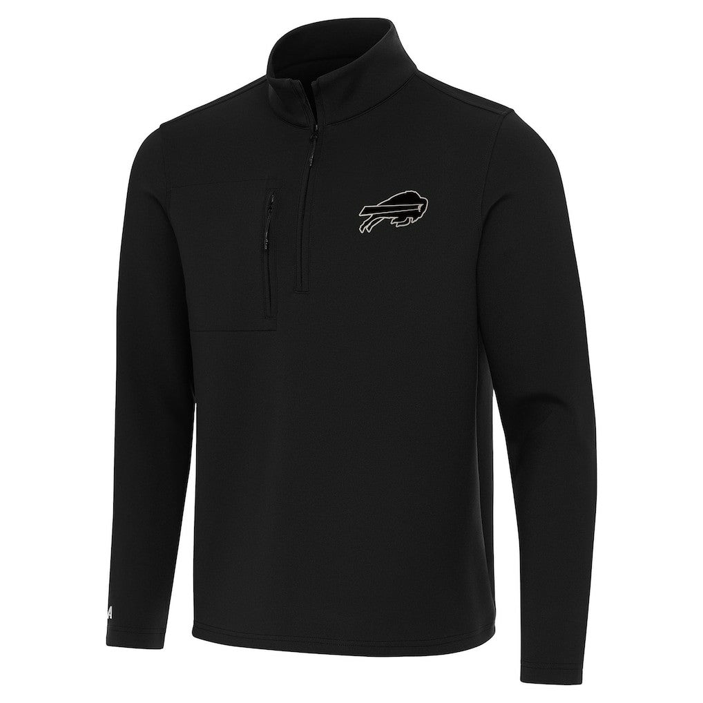 Buffalo Bills Antigua Insider Quarter-Zip Jacket Black | NFL