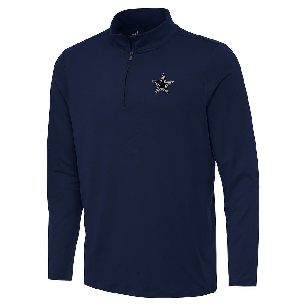 Dallas Cowboys Antigua Reprocess Quarter-Zip Top Navy | NFL