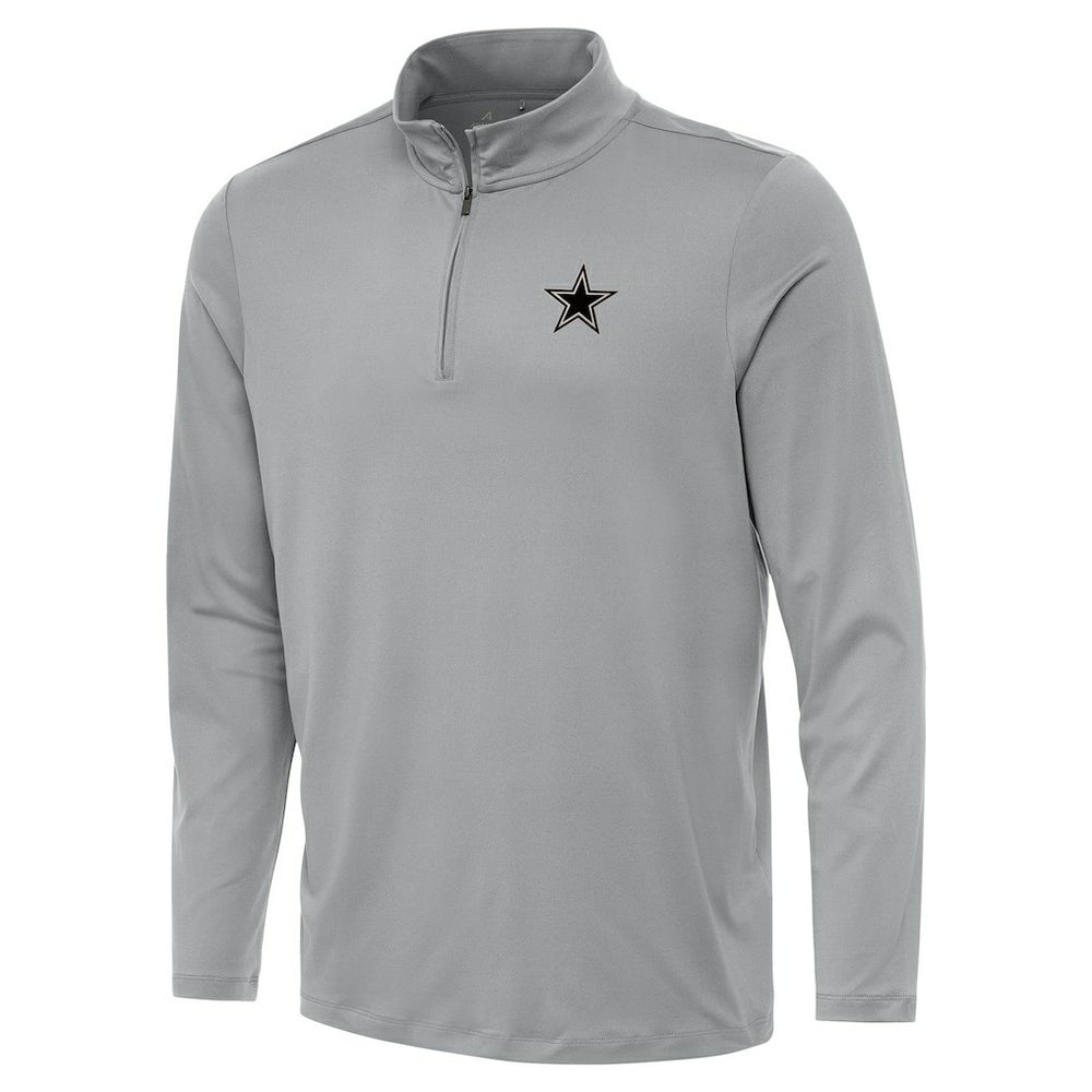 Dallas Cowboys Antigua Reprocess Quarter-Zip Top Gray | NFL
