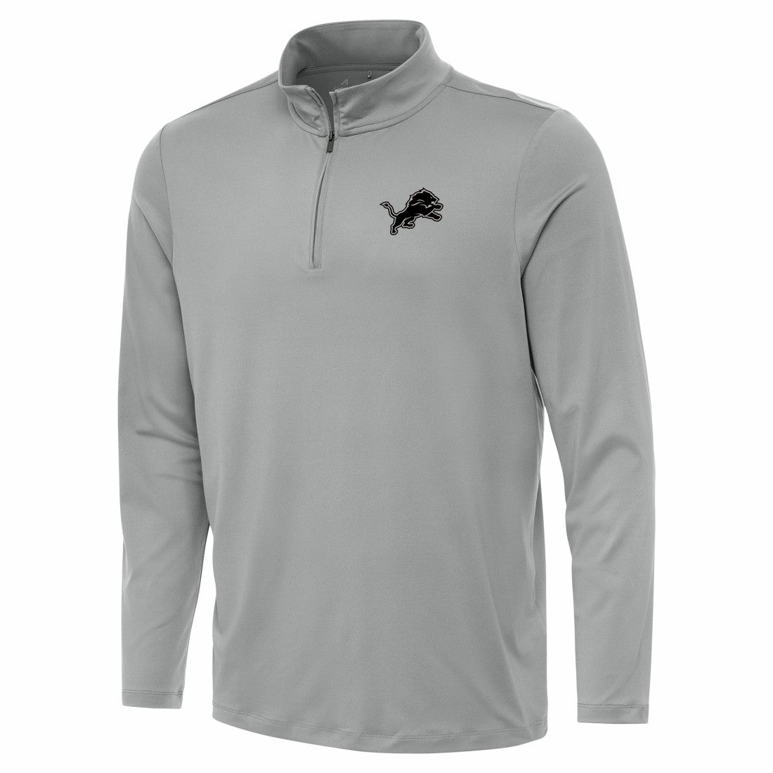 Detroit Lions Antigua Reprocess Quarter-Zip Top Gray | NFL
