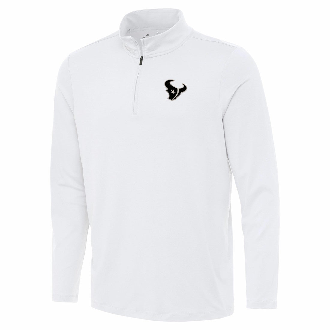 Houston Texans Antigua Reprocess Quarter-Zip Top White | NFL