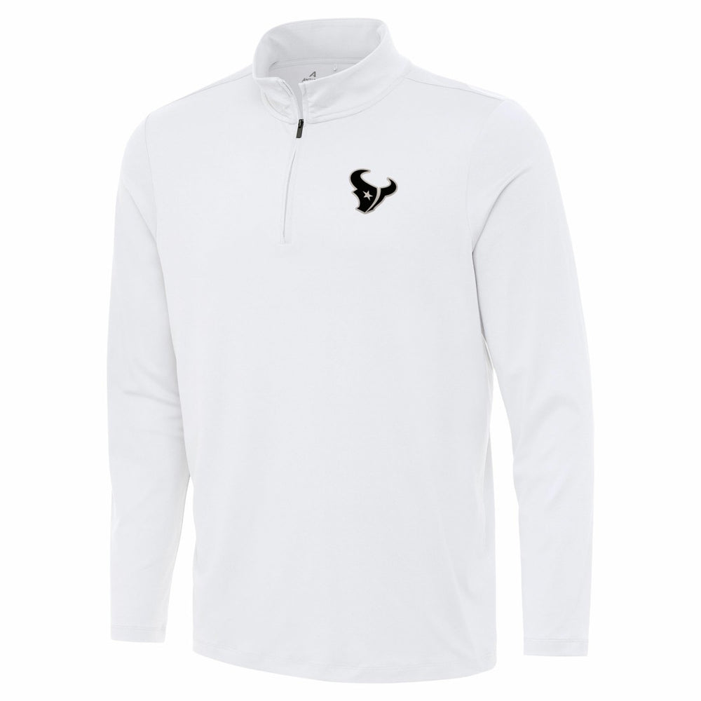 Houston Texans Antigua Reprocess Quarter-Zip Top White | NFL