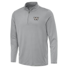 Washington Commanders Antigua Reprocess Quarter-Zip Top Gray | NFL