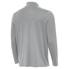 Las Vegas Raiders Antigua Reprocess Quarter-Zip Top Gray | NFL
