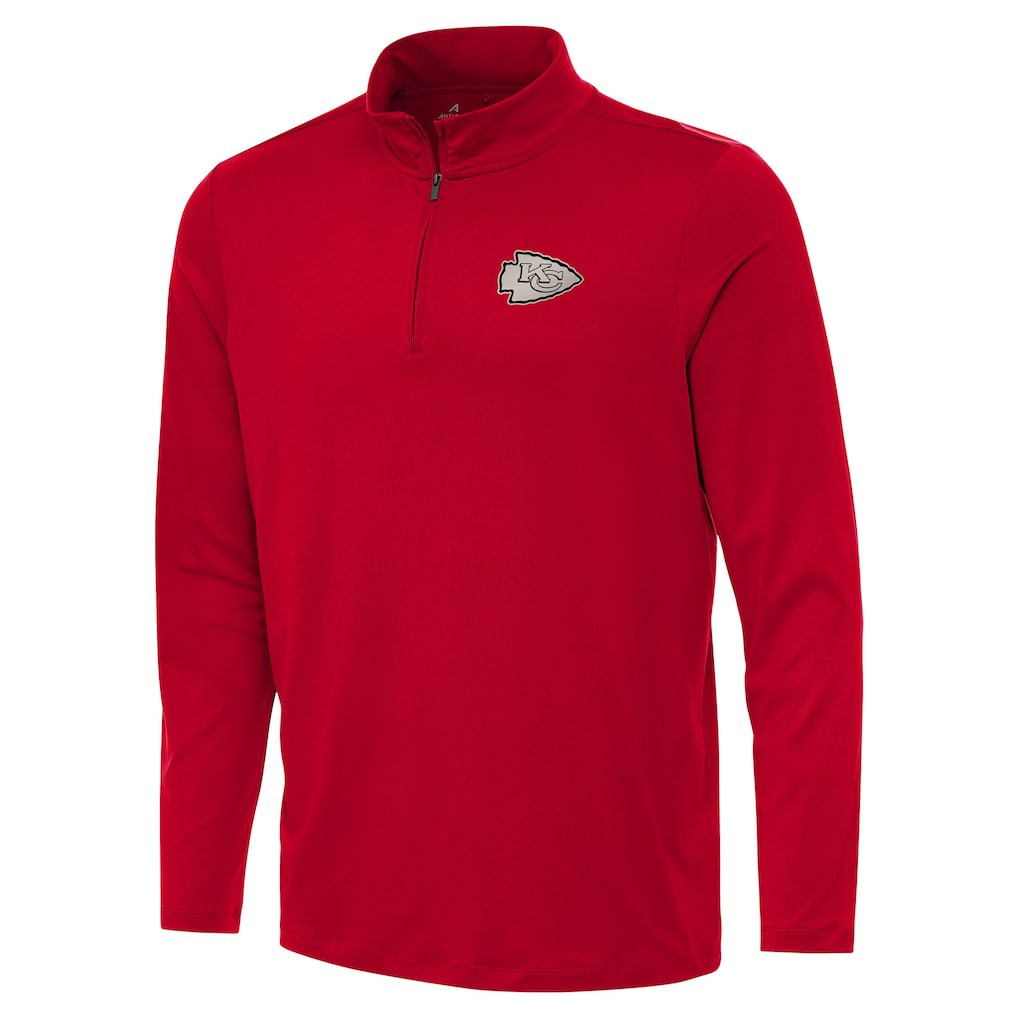 Kansas City Chiefs Antigua Reprocess Quarter-Zip Top Red | NFL