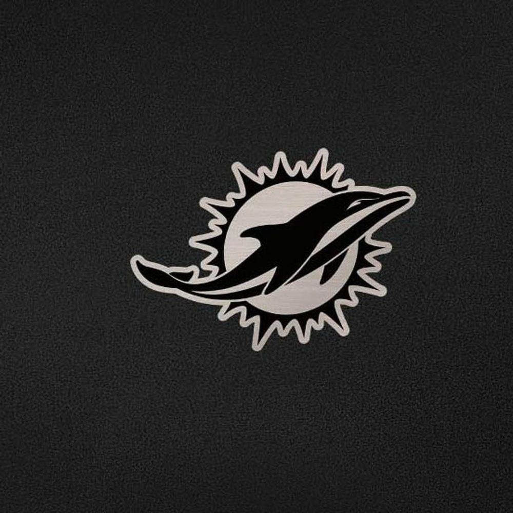 Miami Dolphins Antigua Reprocess Quarter-Zip Top Black | NFL