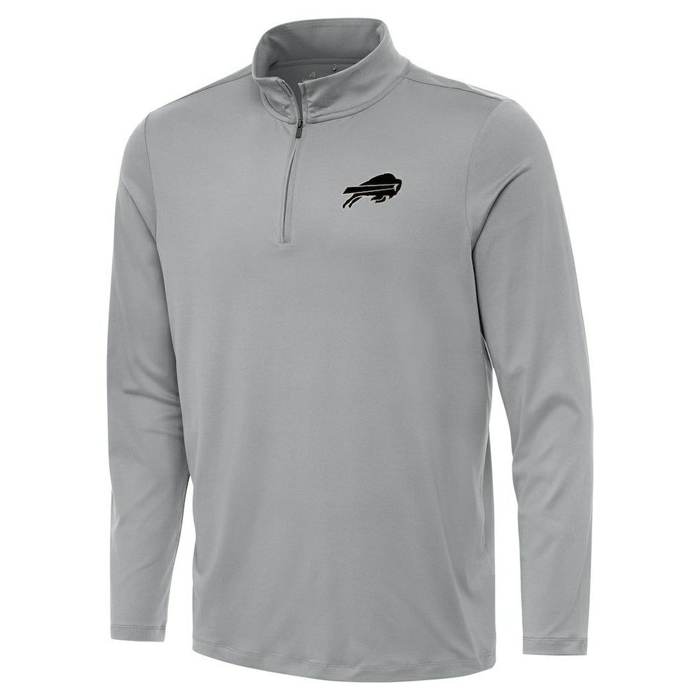 Buffalo Bills Antigua Reprocess Quarter-Zip Top Gray | NFL