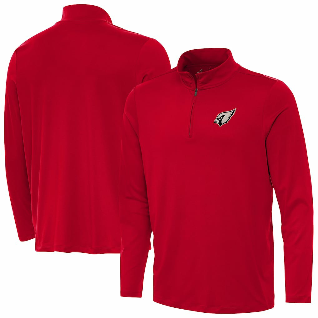 Arizona Cardinals Antigua Reprocess Quarter-Zip Top Cardinal | NFL