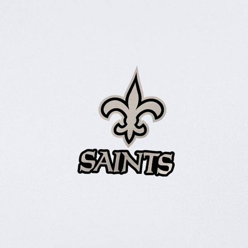New Orleans Saints Antigua Reprocess Quarter-Zip Top White | NFL