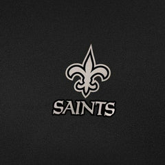 New Orleans Saints Antigua Reprocess Quarter-Zip Top Black | NFL