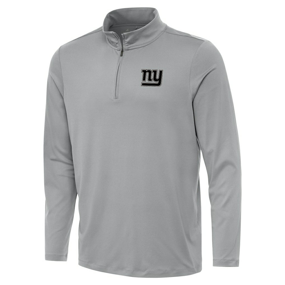 New York Giants Antigua Reprocess Quarter-Zip Top Gray | NFL