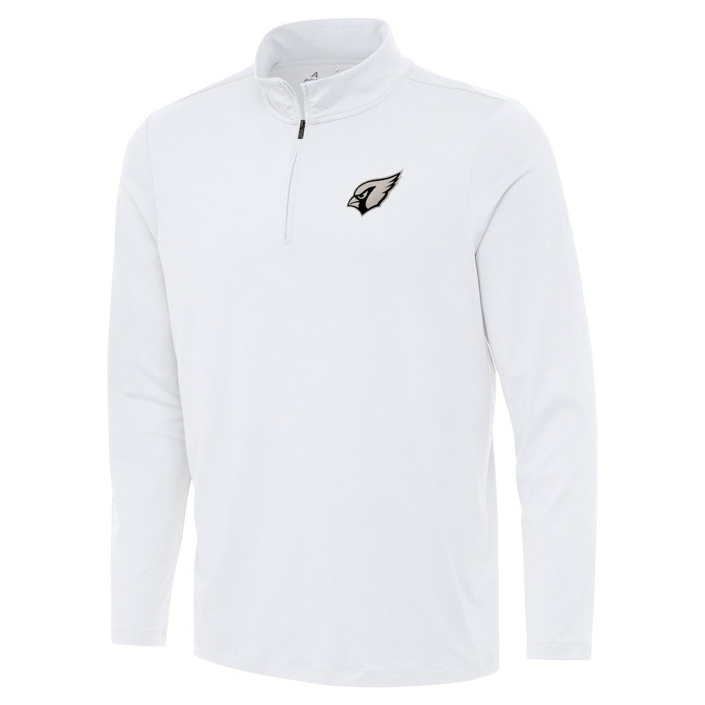 Arizona Cardinals Antigua Reprocess Quarter-Zip Top White | NFL
