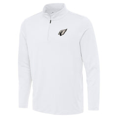 Arizona Cardinals Antigua Reprocess Quarter-Zip Top White | NFL