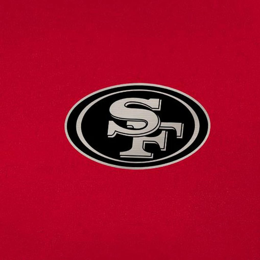 San Francisco 49ers Antigua Reprocess Quarter-Zip Top Scarlet | NFL