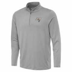 Tampa Bay Buccaneers Antigua Reprocess Quarter-Zip Top Gray | NFL