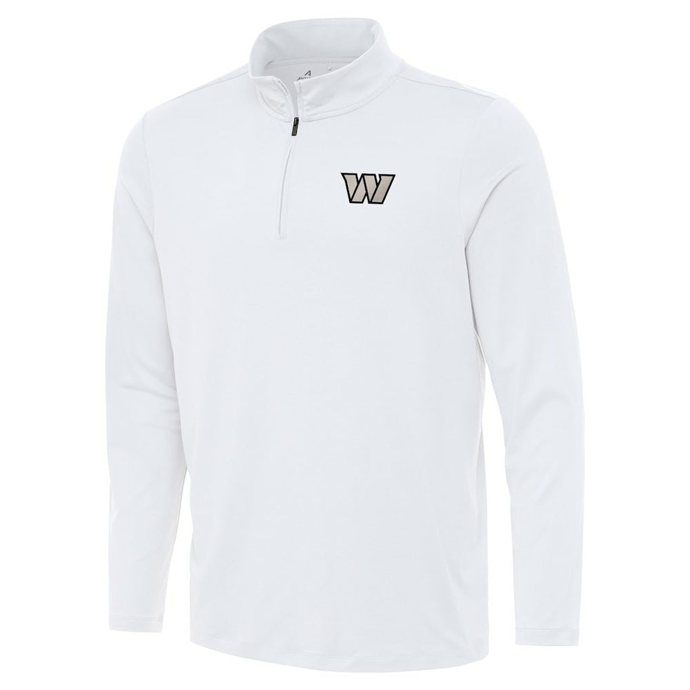 Washington Commanders Antigua Reprocess Quarter-Zip Top White | NFL