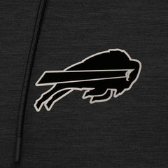 Buffalo Bills Antigua Spikes Raglan Quarter-Zip Hoodie Heather Black | NFL