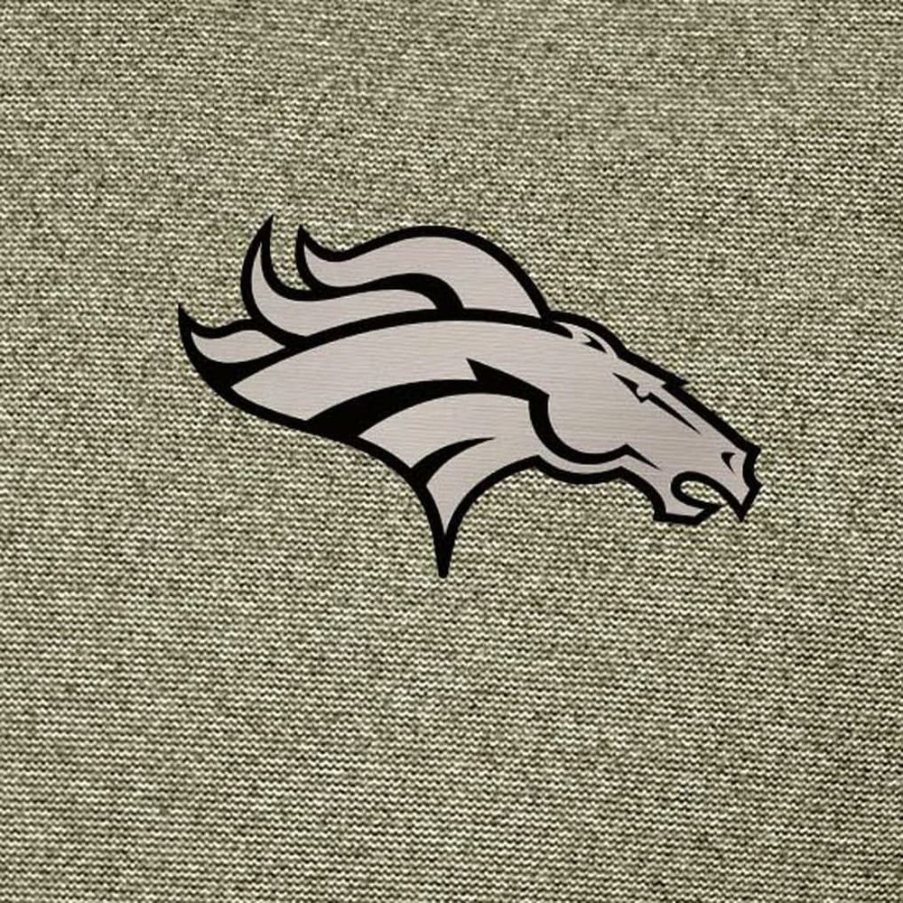 Denver Broncos Antigua Subtle Quarter-Zip Top Heather Olive | NFL
