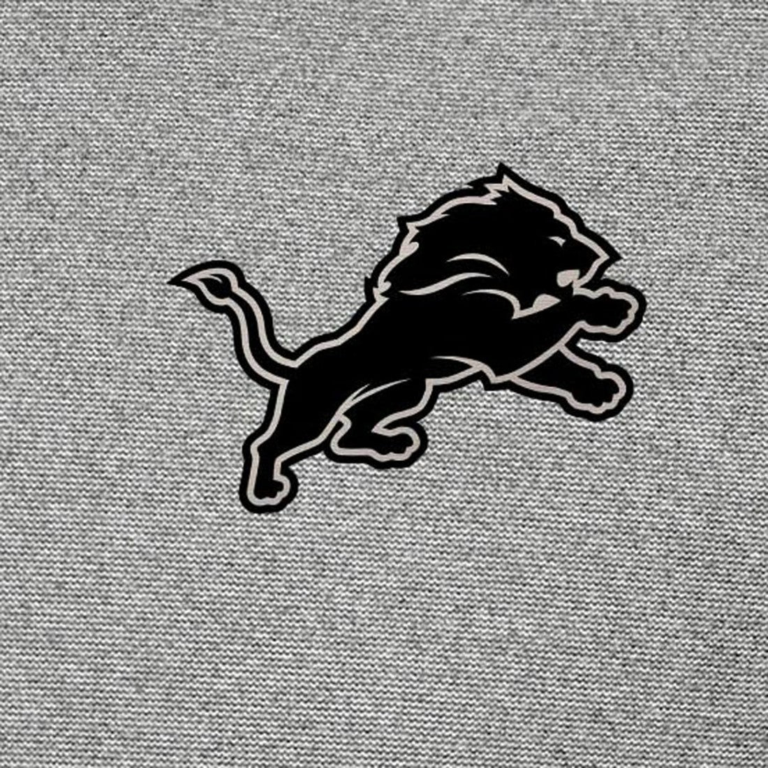 Detroit Lions Antigua Subtle Quarter-Zip Top Heather Gray | NFL