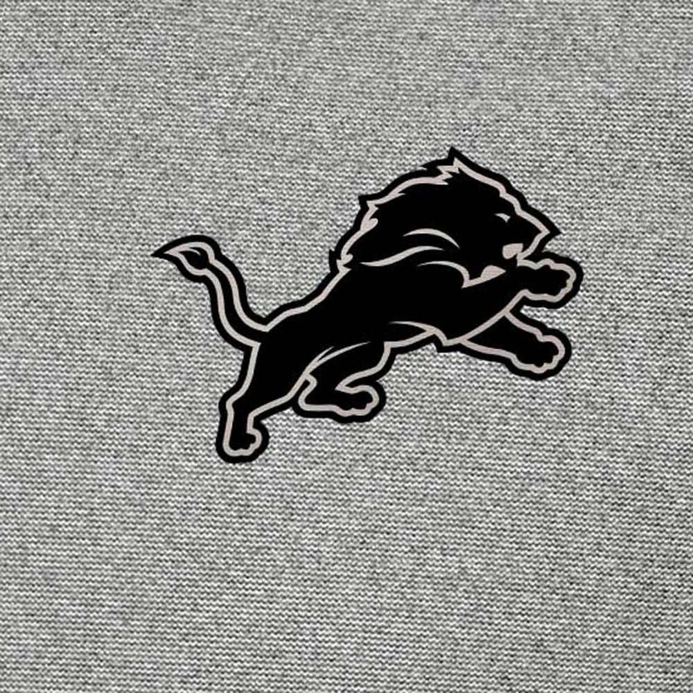 Detroit Lions Antigua Subtle Quarter-Zip Top Heather Gray | NFL