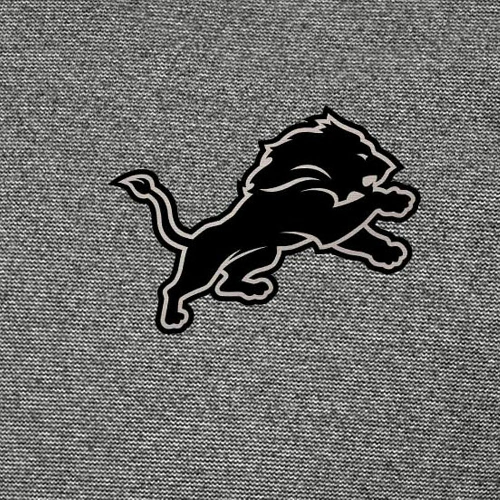Detroit Lions Antigua Subtle Quarter-Zip Top Heather Black | NFL