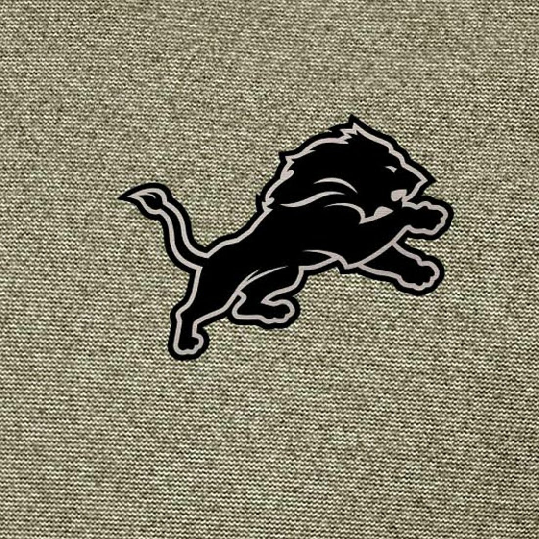 Detroit Lions Antigua Subtle Quarter-Zip Top Heather Olive | NFL