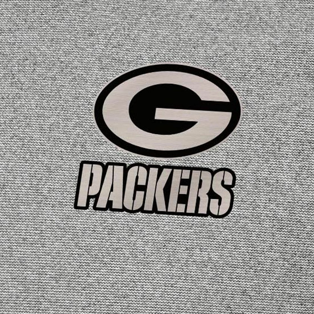 Green Bay Packers Antigua Subtle Quarter-Zip Top Heather Gray | NFL