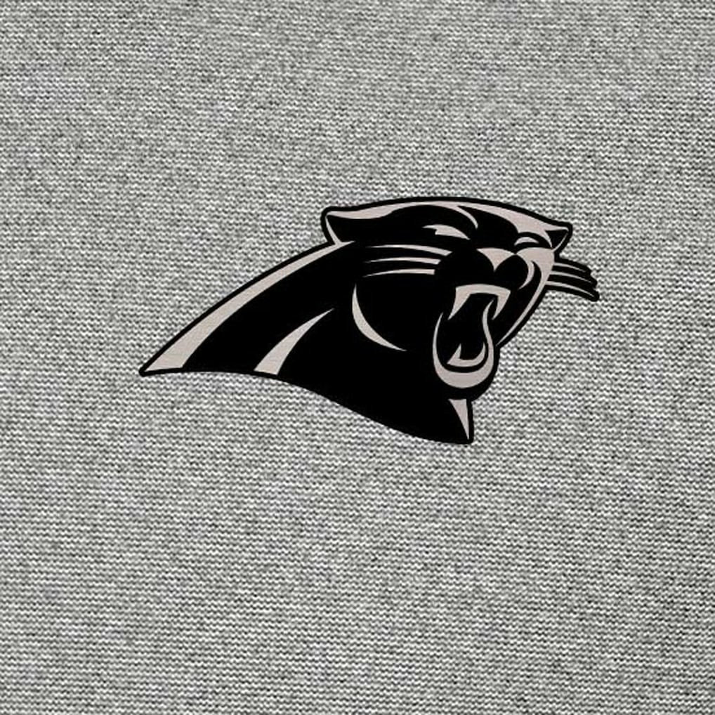 Carolina Panthers Antigua Subtle Quarter-Zip Top Heather Gray | NFL