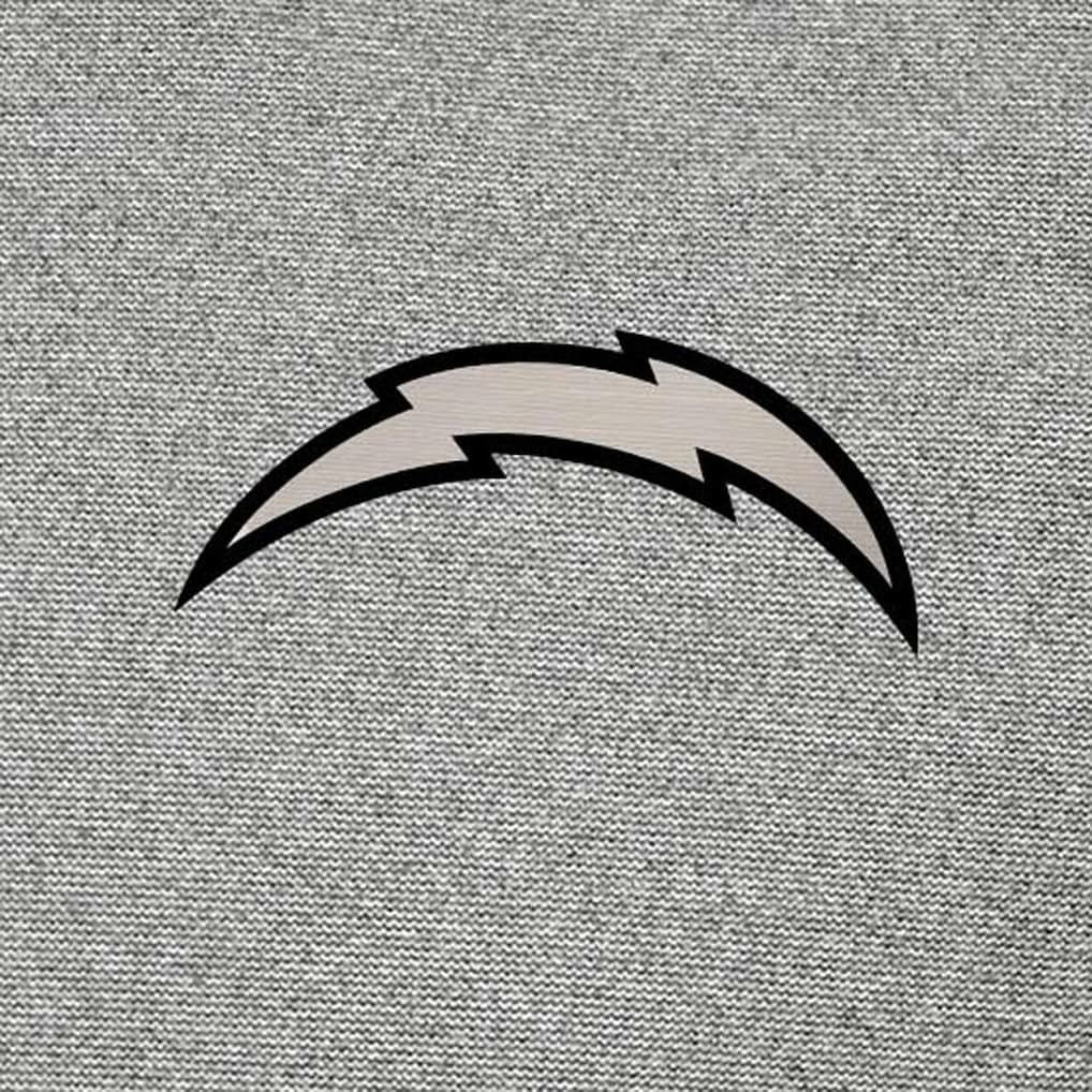 Los Angeles Chargers Antigua Subtle Quarter-Zip Top Heather Gray | NFL