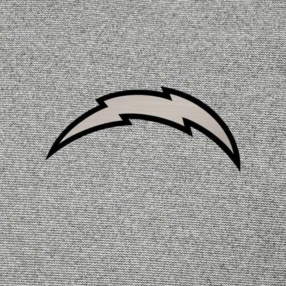 Los Angeles Chargers Antigua Subtle Quarter-Zip Top Heather Gray | NFL