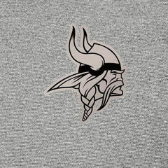 Minnesota Vikings Antigua Subtle Quarter-Zip Top Heather Gray | NFL