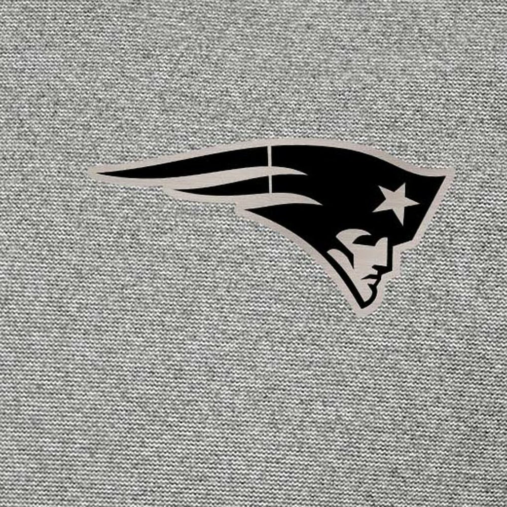 New England Patriots Antigua Subtle Quarter-Zip Top Heather Gray | NFL