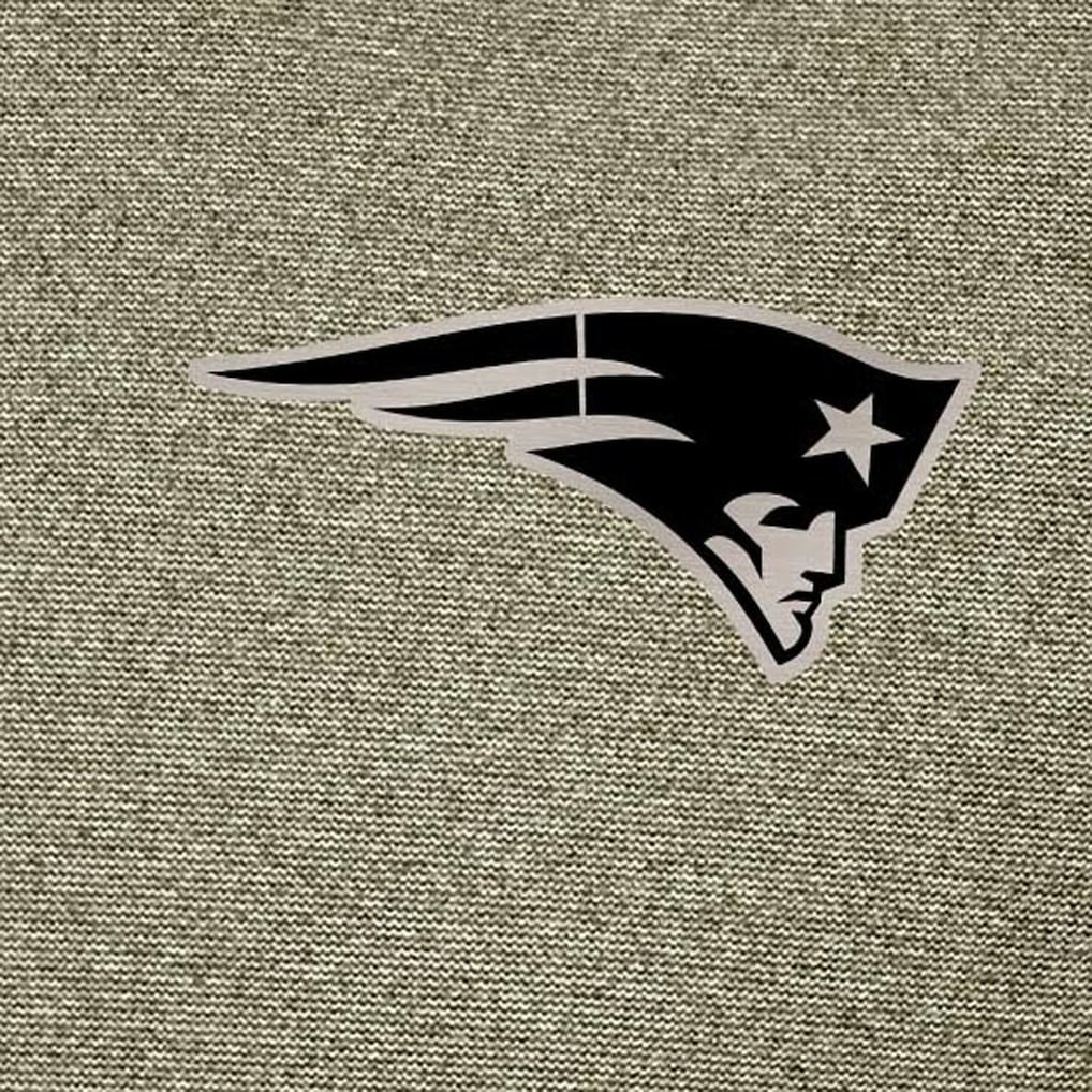 New England Patriots Antigua Subtle Quarter-Zip Top Heather Olive | NFL