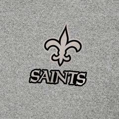 New Orleans Saints Antigua Subtle Quarter-Zip Top Heather Gray | NFL