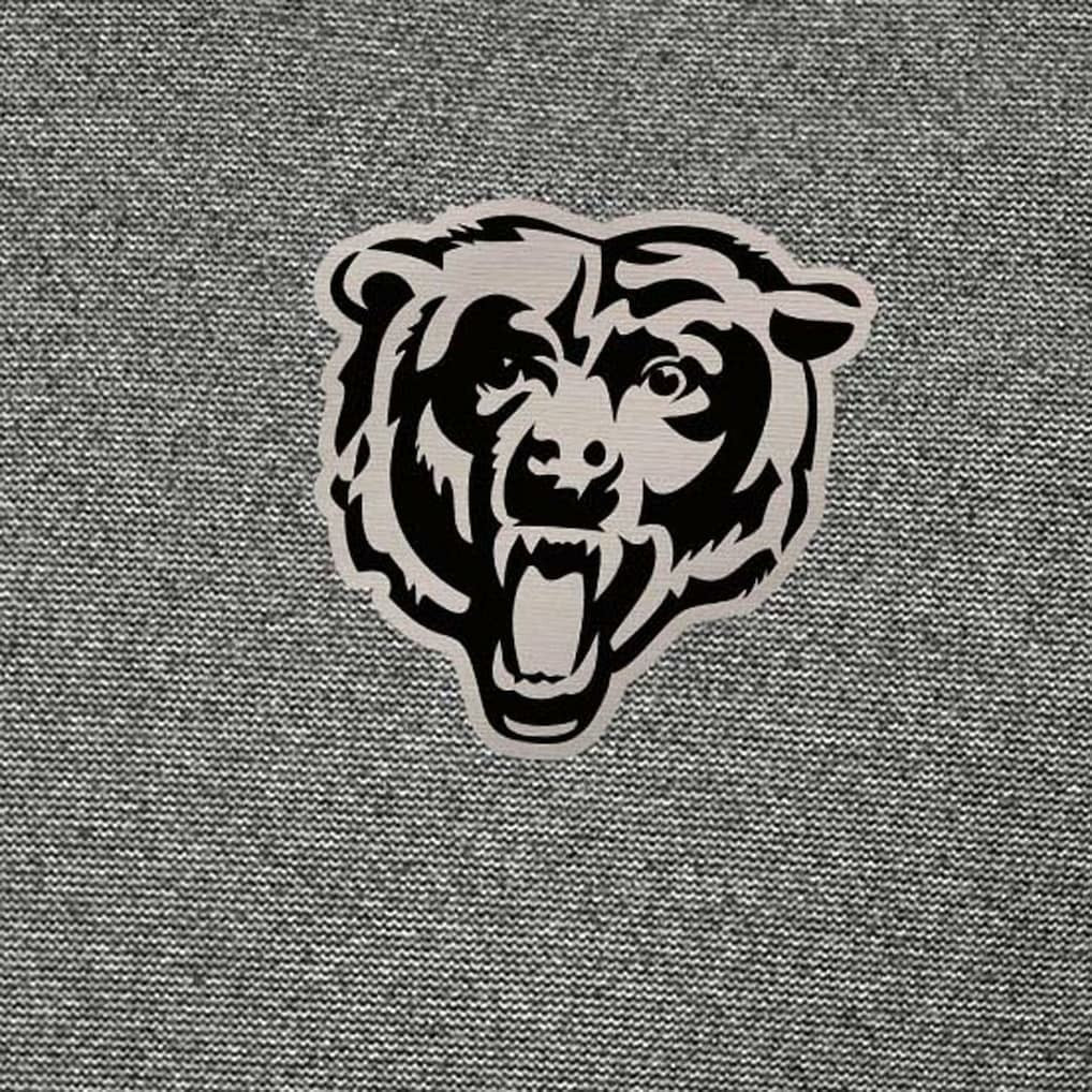 Chicago Bears Antigua Subtle Quarter-Zip Top Heather Black | NFL