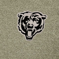 Chicago Bears Antigua Subtle Quarter-Zip Top Heather Olive | NFL