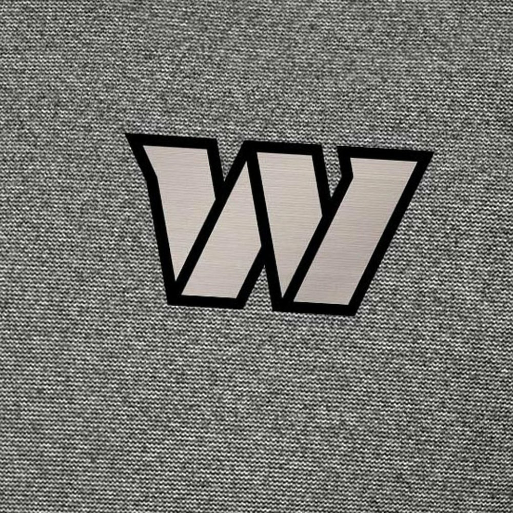 Washington Commanders Antigua Subtle Quarter-Zip Top Heather Black | NFL