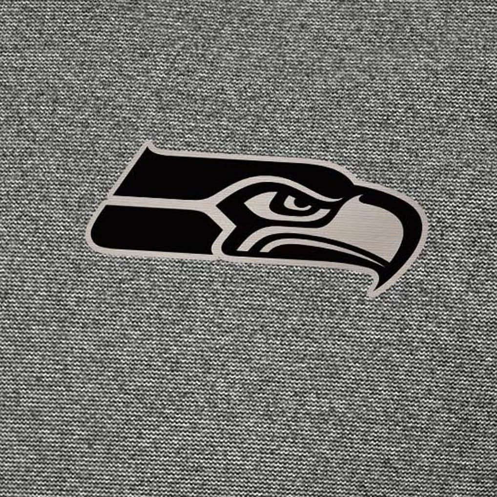 Seattle Seahawks Antigua Subtle Quarter-Zip Top Heather Black | NFL