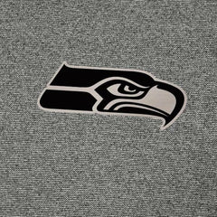 Seattle Seahawks Antigua Subtle Quarter-Zip Top Heather Black | NFL