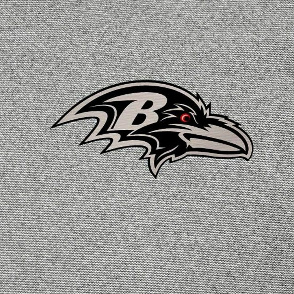 Baltimore Ravens Antigua Subtle Quarter-Zip Top Heather Gray | NFL