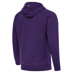 Baltimore Ravens Antigua Brushed Carbon Victory Pullover Hoodie Purple | NFL