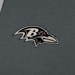 Baltimore Ravens Antigua Brushed Carbon Victory Pullover Hoodie Charcoal | NFL