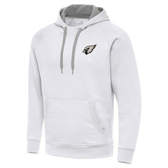 Arizona Cardinals Antigua Brushed Carbon Victory Pullover Hoodie White | NFL