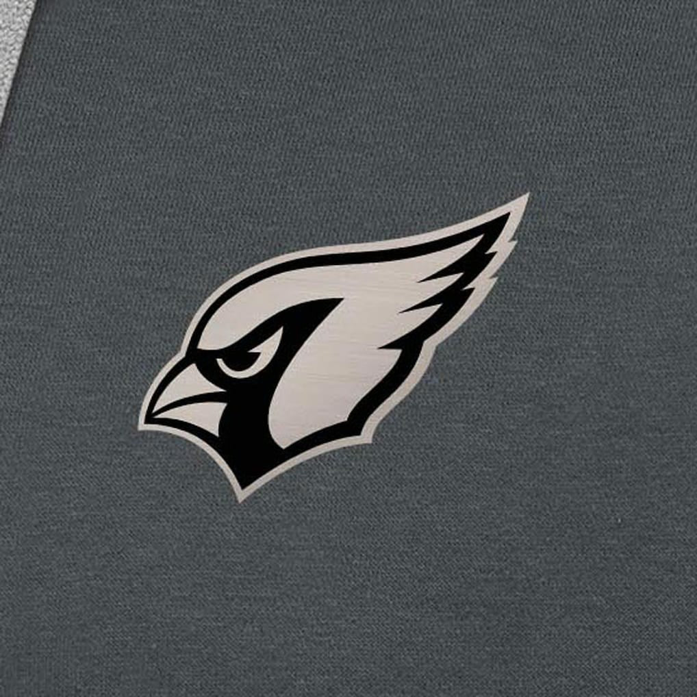 Arizona Cardinals Antigua Brushed Carbon Victory Pullover Hoodie Charcoal | NFL